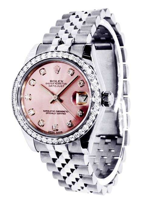 montre rolex acier femme